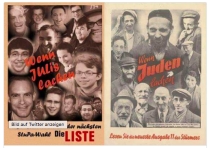 "Wenn Juden lachen"/"Wenn JULis lachen". Plakat der PARTEI-Liste an der Uni Mainz, 2015